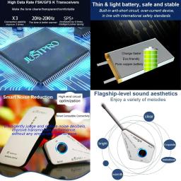 Flying FishWireless Guitar System, Guitarra Clássica Universal, Ukulele, Violino, Guzheng, Polegar Piano, Air Drum Transceiver - Image 4