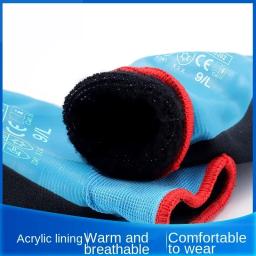 Luvas Resistentes a Cortes Protetores Duráveis, Alto Desempenho, Nível 5, Dourado, Vestível, Duráveis, Cozinha, Ao ar livre, Inverno, Quente, 1 Par - Image 4