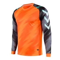 Uniformes de goleiro de proteção para crianças dos homens camisa de futebol camisas protetor de esponja treinamento de futebol goleiro roupas impressão - Image 5