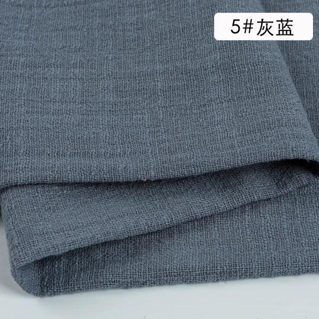Tecido de Algodão de Linho Fino de 25cm - Material Orgânico Puro para DIY, Roupas e Retalhos Eco-Friendly