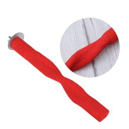 Periquito brinquedos gaiola acessórios pequeno papagaio de bambu pássaro poleiro pássaros suporte moagem vara arenosa - Image 5