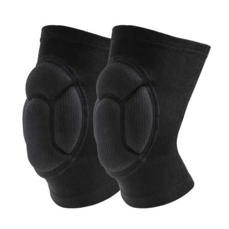 Joelheira Esportiva de Proteção Espessada para Homens, Joelheiras Elásticas, Suporte Fitness Gear, Protetor de Basquete, Almofadas Masculinas Antiderrapantes - Image 1