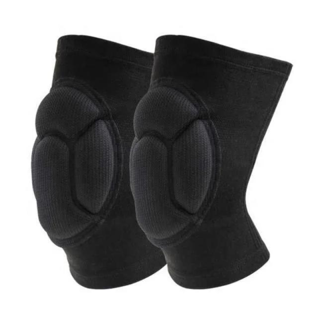 Joelheira Esportiva Masculina Espessada com Suporte Antiderrapante para Basquete e Fitness