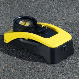 Bomba De Pé De Bicicleta Com Medidor De Pressão Preciso, Bomba De Ar Inflada Para Bola De Exercício, Bomba De Pneu De Mão, Operado A Pé - Image 4