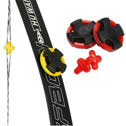 Archery Bow Estabilizador Set, Membro Amortecimento Silenciador, Bowstring Shock Absorber, Recurve Bow Shooting Acessórios - Image 1