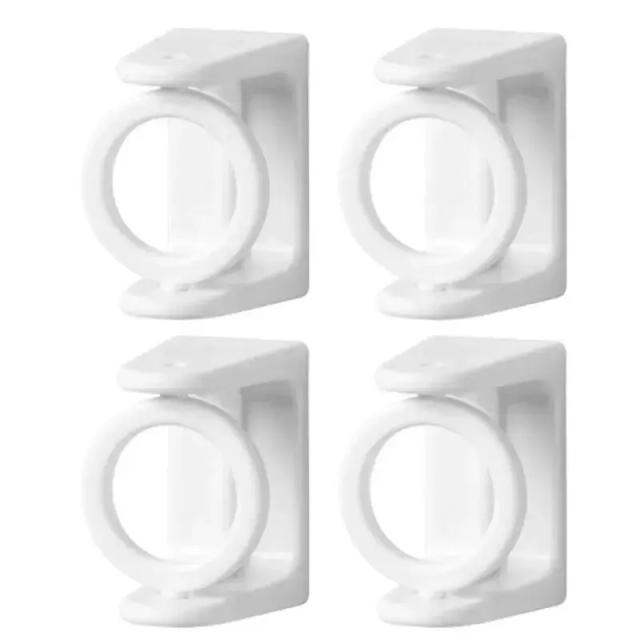 Fixador Retrátil Rotativo 360° para Ganchos Adesivos: Suporte Robusto Sem Perfuração para Toalhas e Cortinas de Chuveiro