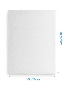 Canvas esticadas Square Blank Canvas, 100% Algodão Canvas para Pintura, Gesso-Primed, 8 oz, 20x25 cm, 4Pcs - Image 6