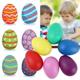 Percussão Plástica Maracas Musical Sound Egg, instrumento Musical colorido, criança - Image 1
