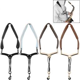 Saxofone Shoulder Strap com Metal Fecho, Saxofone Universal Acessórios, Soprano, Alto, Tenor, Sax Parts - Image 1