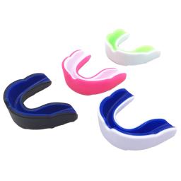 Boca Guarda para Futebol Wrestling e Hóquei, Esportes Mouthguard, Gum Shield, Lacrosse, Contato Esporte Combate, 4PCs - Image 4