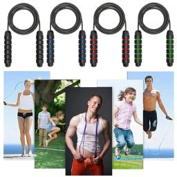 Corda de salto livre emaranhado profissional, velocidade rápida, aço ajustável pular corda, alça de espuma, ginásio fitness, corpo magro - Image 2