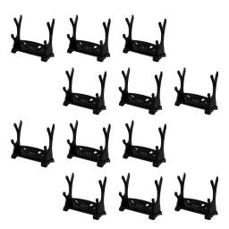 Agregado familiar Espada Rack de Armazenamento, Espada Stand, Toy Display, Wall Mounted, Roupas Espadas Titular, Samurai Prateleira Pequeno, Bracket Braços, 12 pcs - Image 1