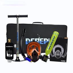 DEDEPU 0.5L Tanque De Mergulho Tanque De Oxigênio Snorkeling Pulmão Portátil para Menos de 10 Minutos Combinação Máscara De Mergulho - Image 2