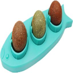 Brinquedos de parede rotativos interativos para gatos, Catnip Infundido Games, Promover a saúde dental, Mantém felino, Diversão, Pacote 3 - Image 1