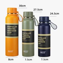 650ml 850ml 1100ml garrafa térmica dupla de aço inoxidável esporte balão a vácuo escalada ao ar livre fitness garrafa térmica chá copo isolamento - Image 6