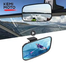 Espelho retrovisor marinho universal para barco de jet ski, esportes aquáticos, motomar pessoal, pwc, espelho de surf, acessórios de barco marinho - Image 1