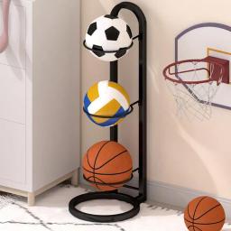 2/3/4/5 camadas crianças rack de armazenamento de basquete bola cesta de armazenamento de futebol colocado rack jardim de infância suporte de vôlei - Image 4