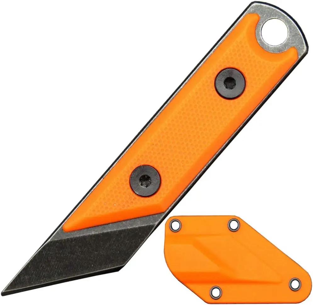 Eafengrow C1146 Faca de lâmina fixa, 440C Blade, G10 Handle, EDC Tool, faca de pescoço para Camping, caminhadas, pesca, Kydex Bainha - Image 5