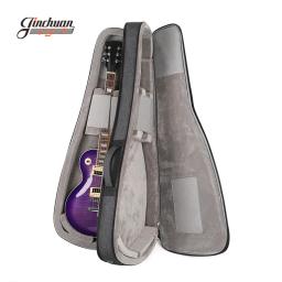 Jinchuan-saco de guitarra elétrica dupla, estojo macio, interior projetado para segurar 2 guitarras, Gig Bag, atacado - Image 1