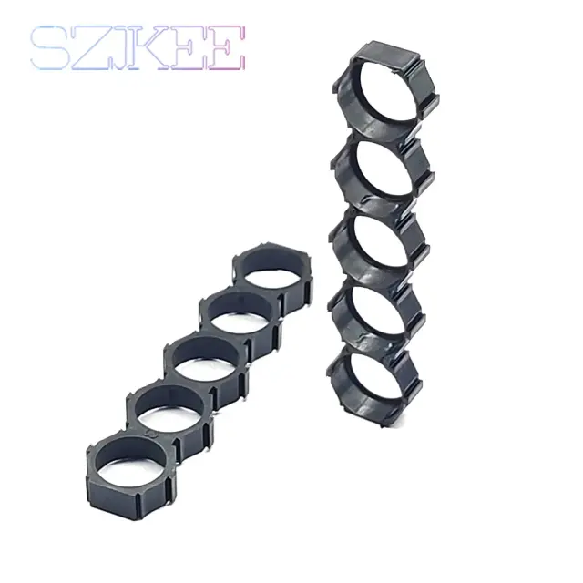 Kit de Suporte para Baterias 18650 de Lítio para DIY - 10 Unidades com Conectores de Carregamento e Splicing