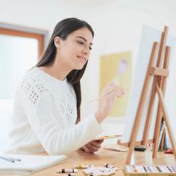 Conjunto de Tintas Acrílicas Deli-Não Tóxicas para Iniciantes e Artistas Profissionais, Suprimentos de Pintura, 12ml, 12 24 Cores - Image 6