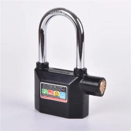Anti-Theft Siren Alarm Lock para bicicleta, Porta da motocicleta, Cadeado impermeável universal, Porta, Impermeável, 110db - Image 3