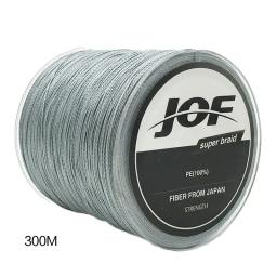Linha de pesca trançada de 300M Linha de pesca multifilamento de 4 fios de alta resistência - Image 5