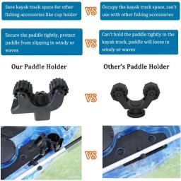 Suporte De Fixação De Pá Portátil Anti-derrapante Canoa De Plástico Kayak Track Bracket Esportes Aquáticos - Image 1