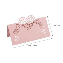 Nome Lugar Cartões para a Decoração Da Mesa, Decoração Da Mesa Do Casamento, Mensagem Cartão, Fontes Do Partido, 50PCs - Image 2