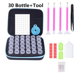 Artesanato Saco De Armazenamento Para Costura Suprimentos, Art Caixa De Armazenamento, DIY Diamond Art, Recipientes De Jóias, 30 Slots, 70 Slots, 140 Slots - Image 3