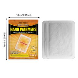 Pacote Aquecedor de Mão Descartável, Pacotes de Calor Quente, Auto-aquecimento Seguro, À Prova de Frio, Aquecimento para Viagens, Camping, Caminhadas, Esqui, Inverno, 2 Unidades, 20 Unidades - Image 6