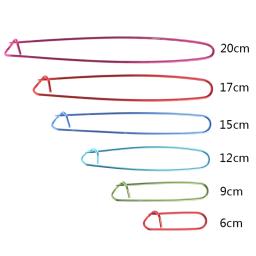 Marcador de agulha para costura, alfinetes de segurança para tricô, crochê, tricô, ferramentas de costura, 6pcs - Image 2