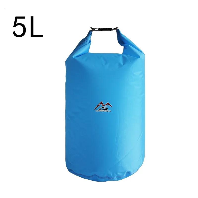 Outdoor seco saco de natação sacos, impermeável flutuante engrenagem sacos, canoagem pesca rafting saco, 5L, 10L, 20L - Image 1