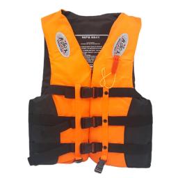 Poliéster ajustável natação colete salva-vidas com apito, flutuabilidade, sobrevivência Suit, adulto ao ar livre - Image 3