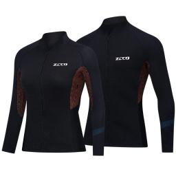 ZCCO-Fato de mergulho para homens e mulheres, manga comprida, roupa de mergulho espessa fria e quente, novo, 1,5mm - Image 4