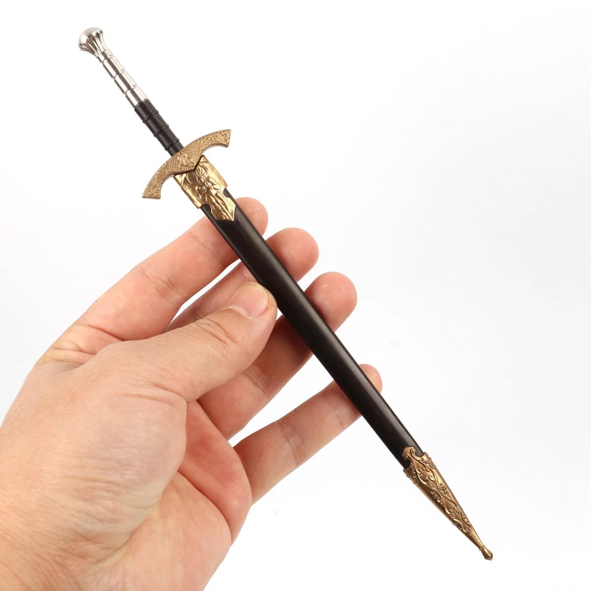 Espada Medieval de Excalibur, Espada Pequena e Curta, Espada Miniatura, Espada Miniatura, Coleção de Faca, Figuras Medievais, 7 pol, 21cm, Escala 1:6 - Image 1