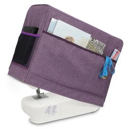 Bolsa de tricô para ferramentas de costura Bolsa de grande capacidade Capa contra poeira Armazenamento de máquinas artesanais Acessórios - Image 2