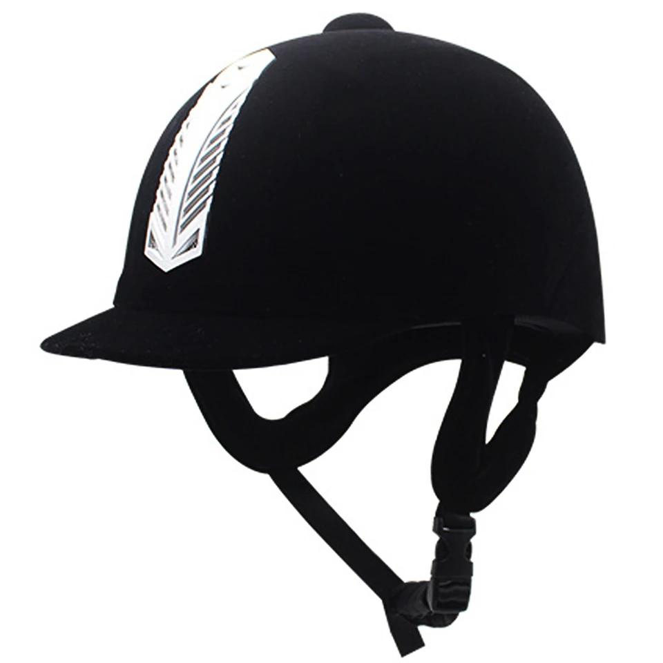 LOCLE Certificação CE Capacetes de Cavaleiro Equestre Homens Mulheres Crianças Durável Segurança Meia Capa Capacete de Equitação 48-60cm - Image 1