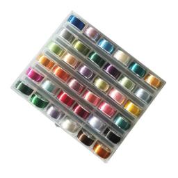 Linha de bordado de seda de gelo, Knitting DIY Crochet Garment, Doll Lace Yarn, Single Strand High-Wrap, 36 cores, rolo 75 m - Image 6