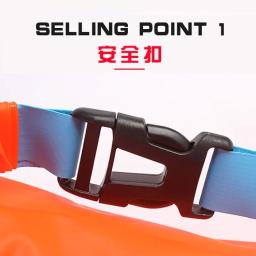 Multifunções Swim Float Bag com cinto, Outdoor Segurança Natação Bóia, À prova d'água - Image 5