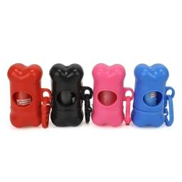 Bone Shaped Pet Lixo Bag Dispenser, cães carregando, suprimentos de limpeza, quando sair - Image 5