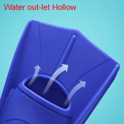 Silicone Professional Scuba Diving Fins para homens e mulheres, Snorkel Swimming Fins, Kids Flippers Equipment Set - Image 6
