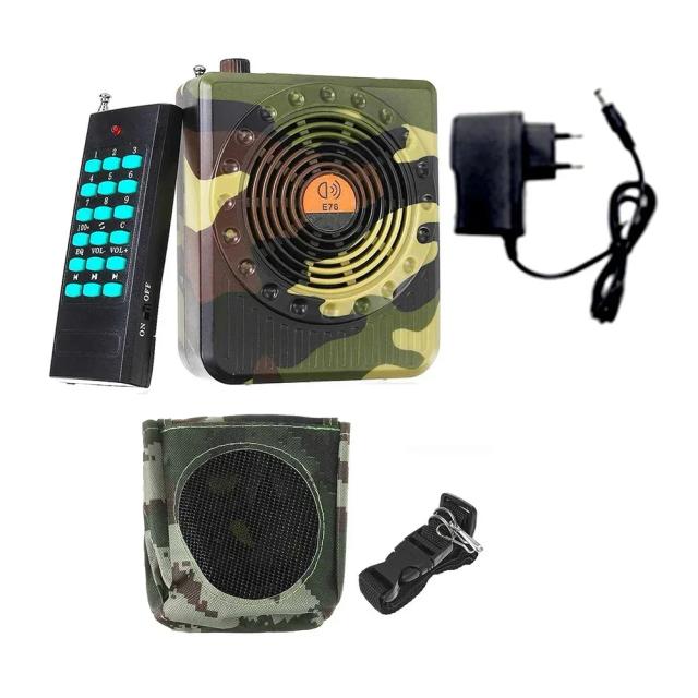Controle Remoto Megafone Bluetooth E76 com Alto-Falantes Compatíveis e Suporte para USB/TF/FM - Som Amplificado para Uso ao Ar Livre