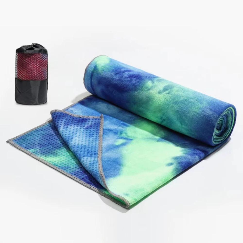 Toalha de ioga quente antiderrapante, feita de fibra ultrafina macia absorvente, disponível em várias cores, adequada para Bikram Pilates ﻿ - Image 1