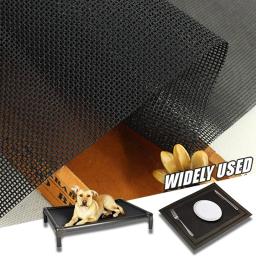 Teslin Mesh Fabric for Office Chair, DIY Recliner, Beach Lounge Chair, PVC Placemat, Preto, Impermeável, Alta Qualidade, Escritório - Image 4