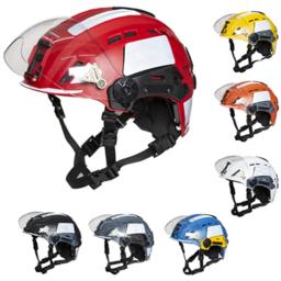 Capacete de segurança ajustável EX SAR, capacete protetor para escalada, equitação, trabalho ao ar livre, capacete de resgate, viseira de segurança - Image 3