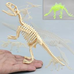 Dinossauro jurássico fóssil esqueleto, montagem DIY, figura de ação Mosasaurus Tyrannosaurus, modelo criativo coleção, brinquedo do miúdo - Image 3
