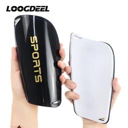 Loogdeel-caneleiras de futebol respirável para crianças, protetor de perna para meninos, guarda de perna para homens, suporte de futebol, capa nova, 1 par - Image 1