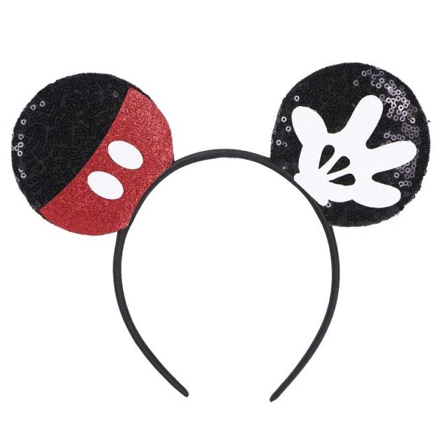 Orelhas de Rato Cosplay Hairband Lantejoulas Festa Adultos Meninas
