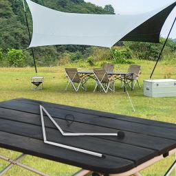 1.6/2m dobrável praia dossel tenda pólo abrigo lona pólo para festa de acampamento liga acessórios acampamento ao ar livre - Image 2